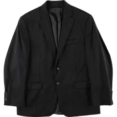 古着 ラルフローレン Ralph Lauren LAUREN ローレン ストライプ柄 ウールテーラードジャケット カナダ製 メンズM相当/eaa626198