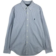 古着 ラルフローレン Ralph Lauren CLASSIC FIT クラシックフィット マルチストライプ 長袖 ボタンダウンストライプシャツ/eaa614252