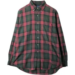 古着 ラルフローレン Ralph Lauren BLAIRE 長袖 ボタンダウンチェックシャツ メンズL相当/eaa614282