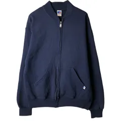 古着 90年代 ラッセル Russell ATHLETIC フルジップスウェットシャツ トレーナー メンズL相当 ヴィンテージ/eaa614356