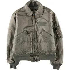 古着 米軍実品 CWU-45/P 中綿入り ミリタリー フライトジャケット メンズL相当/evb034410