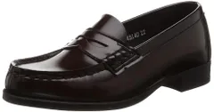 HARUTA(ハルタ) レディース コインローファー 45140スクールシューズ ブラウン JAMAICA 22.0cm2E