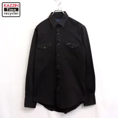 80s USA製 vintage Wrangler ウエスタン 長袖シャツ メンズ 表記XLサイズ