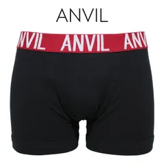 ANVIL アンビル ボクサーパンツ ANV531 レッド メンズ 男性 下着のサムネイル