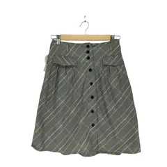 バーバリーブルーレーベル BURBERRY BLUE LABEL チェックスカート レディース JPN：38 