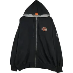 古着 ハーレーダビッドソン Harley-Davidson スウェットフルジップパーカー メンズXXL相当/eaa614363