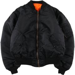 90ｓ ＵＳＡ製 ＡＬＰＨＡ ＭＡ-1 フライトジャケット ヴィンテージ ＸＸＬ 稀少XXL 90s USA製 ALPHA ビンテージ MA-1フライトジャケット - メルカリ