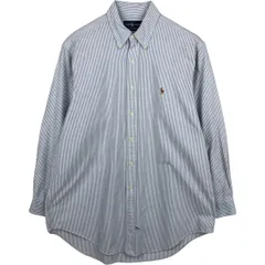 古着 ラルフローレン Ralph Lauren 長袖 ボタンダウンストライプシャツ メンズL相当/eaa614246