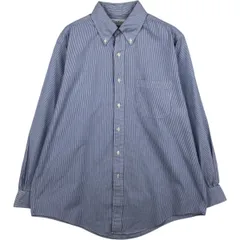 古着 ブルックスブラザーズ Brooks Brothers 長袖 ボタンダウンストライプシャツ USA製 メンズL相当/eaa626405