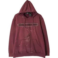 古着 ハーレーダビッドソン Harley-Davidson アドバタイジング スウェットプルオーバーパーカー メンズXL相当/eaa626972