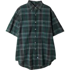 古着 ラルフローレン Ralph Lauren 半袖 ボタンダウン チェックシャツ メンズL相当/eaa477555