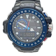 稼働品 G-SHOCK ガルフマスター 腕時計 GWN-1000B ネイビー - メルカリ