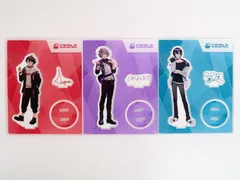 3点セット にじさんじ×SHIBUYA TSUTAYA アクリルスタンド メッシャーズ(三枝明那・不破湊・黛灰)