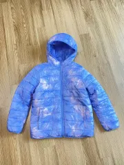 Land's Endキッズ リバーシブル 軽量ダウン (10 12)