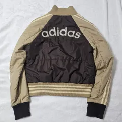 アディダス y2k 軽量 ダウン ブラウン