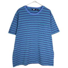 LANDS' END 랜즈 엔드 보더 T셔츠 블루(맨즈 L) 중고 헌 옷 X7544