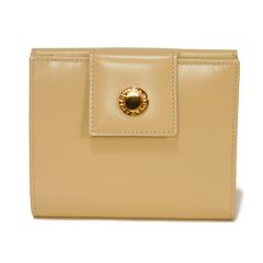 BVLGARI ブルガリ クラシコ コンパクト ウォレット ロゴボタン