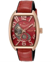 エンジェルクローバー DOUBLE PLAY AUTOMATIC ダブルプレイ オートマチック DPA38PRE-RE メンズ 腕時計 トノー 機械式 自動巻き 革ベルト レッドのサムネイル