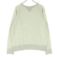 美品 BEAMS BOY ビームスボーイ 日本製 両面V 長袖 両Ｖ 針抜き フリーダムスリーブ スウェット 2 グレー レディース 古着のサムネイル