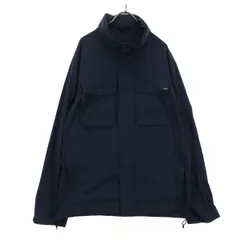 美品 VANS ヴァンズ 長袖 ミリタリージャケット L ネイビー フード付き メンズ 古着のサムネイル