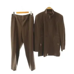 エスカーダ ESCADA セットアップ テーラードジャケット パンツ 40 38 茶 ブラウン /SS ■OS ■GY18のサムネイル