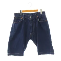 エヴィス EVISU 7001 ショートパンツ デニム ジッパーフライ 34 インディゴブルー /DO ■GY18