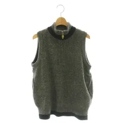 バレンシアガ BALENCIAGA ハーフジップアップベスト ウール ロゴ Ｍ グレー /SS ■OS ■OH ■GY11のサムネイル