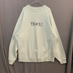 XL NOICE ノイス ビックロゴ オーバーサイズ ライトミント スウェット
