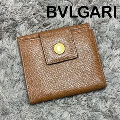 BVLGARI ブルガリ レザー カードケース 名刺入れ ブラウン - メルカリ