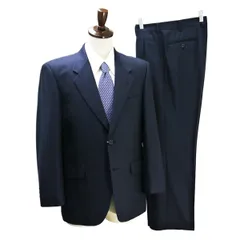 Regent Moncada 2つボタン シングルスーツ 袖口3つボタン AB5 M ダークネイビー ツータック 春秋 合物 47510-2846 6ND017 【送料無料】【中古】【メンズビジネス】202604