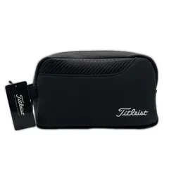 未使用品 タイトリスト Titleist カートバッグ 黒 ブラック コアエッセンシャル ポーチ セカンドバッグ ラウンドバッグ