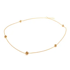 ロエベ / LOEWE　アナグラム ロング ネックレス　メタル　ゴールド 【中古】のサムネイル