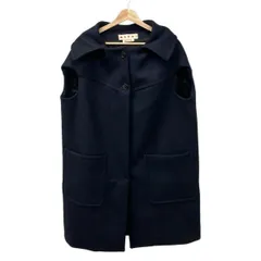 MARNI(マルニ) コート サイズ36 S レディース美品  メルトンノースリーブコート GLMA0030U0TW896 ダークネイビー ノースリーブ/春・秋物のサムネイル