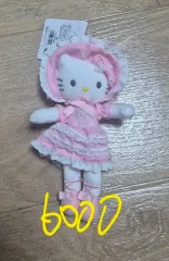 ハローキティ ぬいぐるみ ピンク ロリータ レース ぬいぐるみ キーホルダー