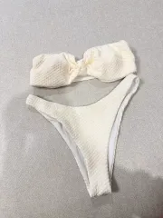 白トップスビキニ-M