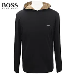 新品 ヒューゴボス HUGO BOSS フード付き 長袖 Tシャツ メンズ ロンT カットソー 50515306 002