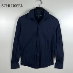 SCHLUSSEL y2k archive wire collar hook shirts 2 M シュリセル ワイヤー襟  フックボタン 長袖シャツ 平成 お兄系のサムネイル
