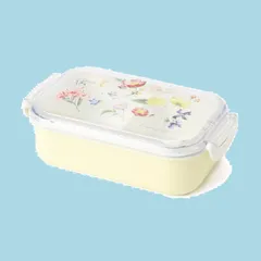 お弁当箱 マルチフラワー 1段 クリア 仕切り付き ロック ランチボックス ピクニック フランフラン ランチ Francfranc