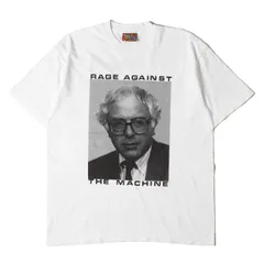 COME TEES カムティーズ Tシャツ ホワイト 白 サイズ:L | ×RAGE AGAINST THE MACHINE バーニー・サンダース Tシャツ | コラボ 半袖 ショート ハーフ スリーブ カットソー【メンズ】【中古】