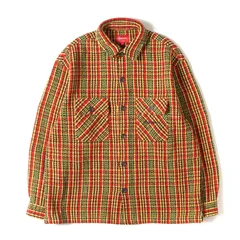 2026年最新】supreme heavy flannel shirtの人気アイテム - メルカリ