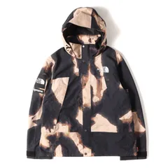 【美品】Supreme シュプリーム ジャケット ブラック 黒 サイズ:L | 21AW ×THE NORTH FACE ブリーチデニム プリント マウンテンジャケット(Bleached Denim Print Mountain Jacket)【中古】