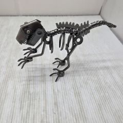匿名配送】恐竜(小・ゴールド) メタルアート 廃材アート ボルト