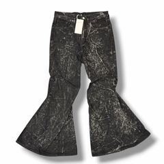 EGONLAB FW24 ブラック ブリーチ フレアデニムパンツ サイズ[S] - メルカリ