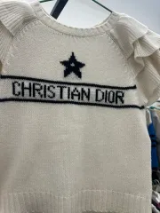 クリスチャン・ディオール ニット ベスト アイボリー