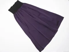 URBAN RESEARCH ROSSO アーバンリサーチロッソ ハイウエスト ギャザー ロング スカート sizeF/紫 ■■ レディース