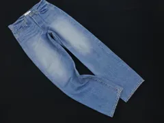 BEAUTY & YOUTH ビューティ&ユース ユナイテッドアローズ ボタンフライ ストレート デニムパンツ sizeM/水色 ■■ レディース