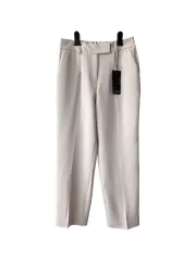 55-66)ウエスト後ろゴム バギー スラックス パンツ/新品