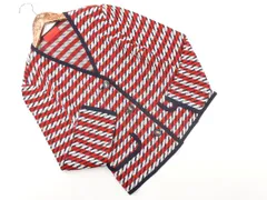 Roberta di Camerino ロベルタディカメリーノ ボーダー カーディガン size38/赤ｘ紺 ■◇ レディースのサムネイル
