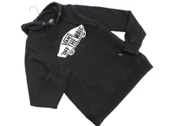 VANS バンズ プルオーバー パーカー sizeS/黒 ■◇ メンズ