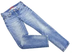 RED CARD レッドカード USED加工 デニムパンツ size23/紺 ■■ レディース